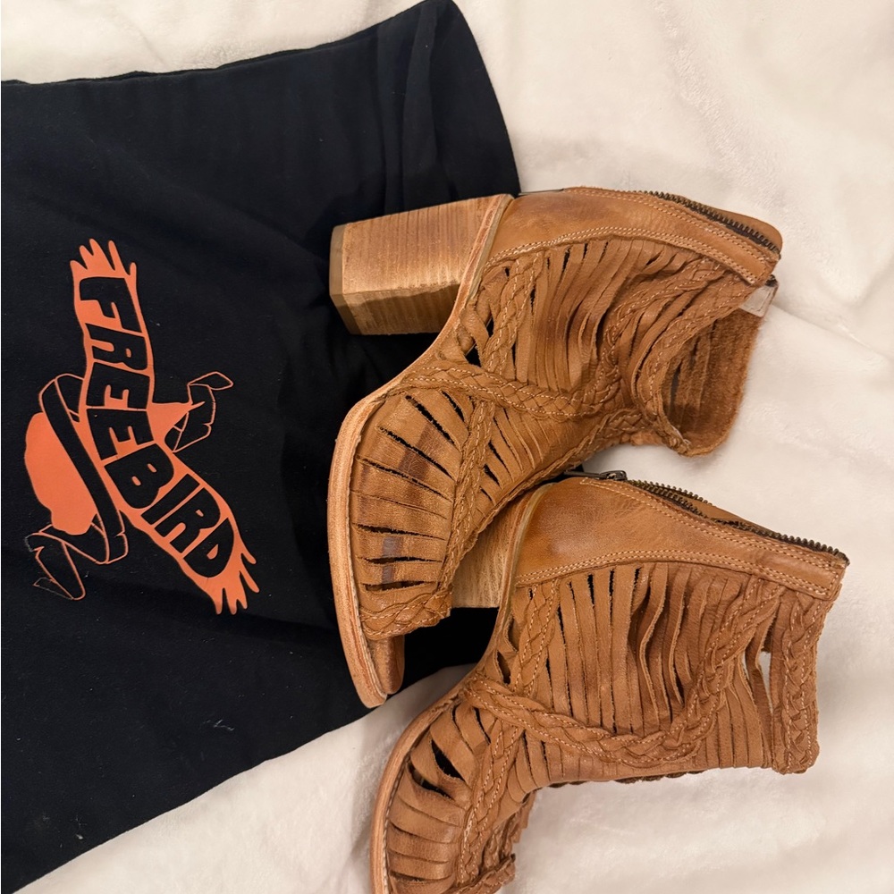 Freebird Women's Brown Heeled Boots